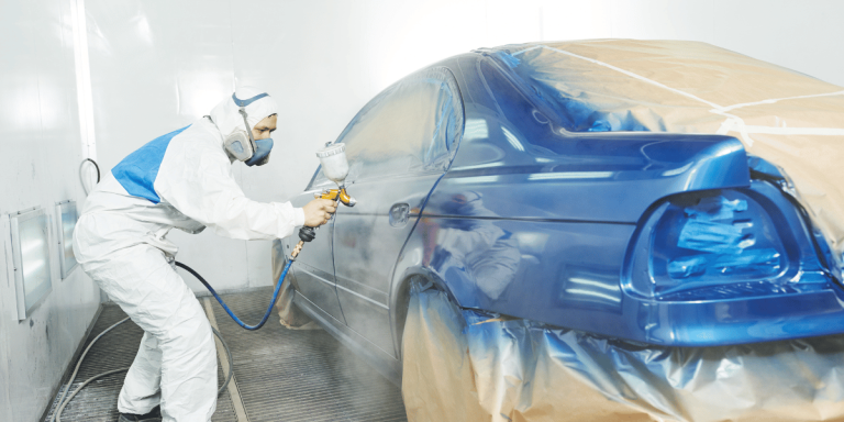 A Picture of How does car sandblasting work?